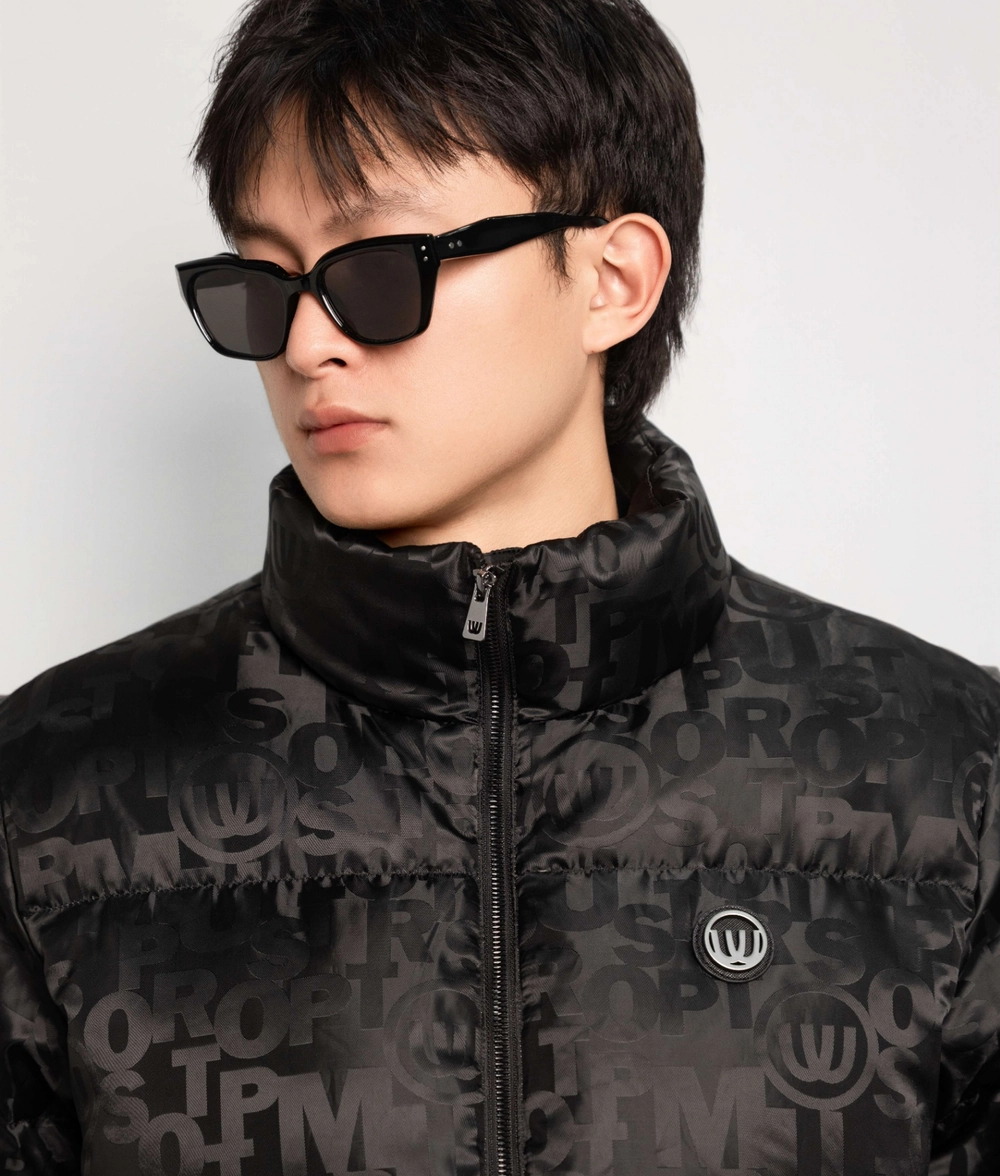 Áo Khoác Phao Nam M.U Logo Jacquard - Ảnh chi tiết 3