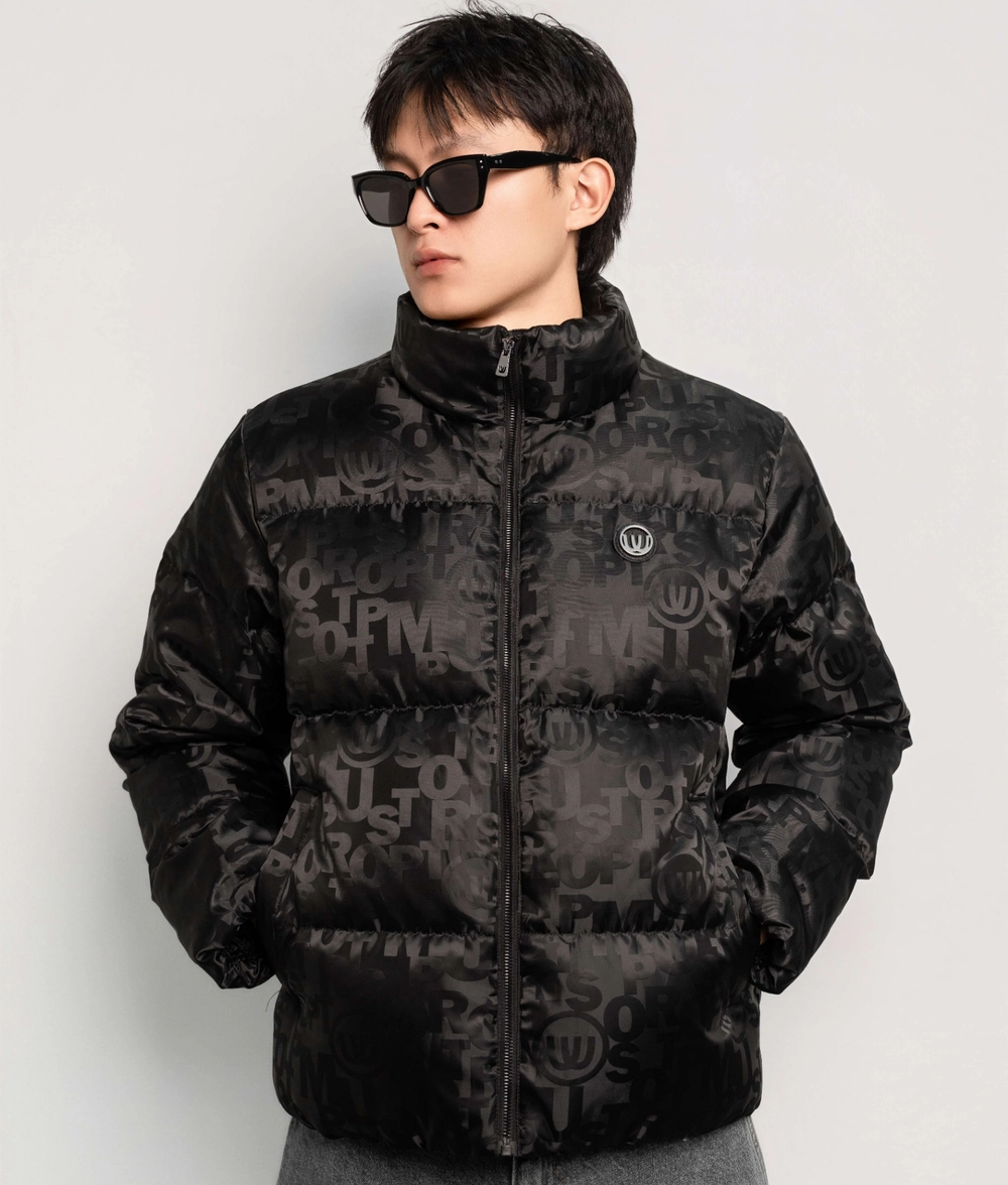 Áo Khoác Phao Nam M.U Logo Jacquard - Ảnh chi tiết 2