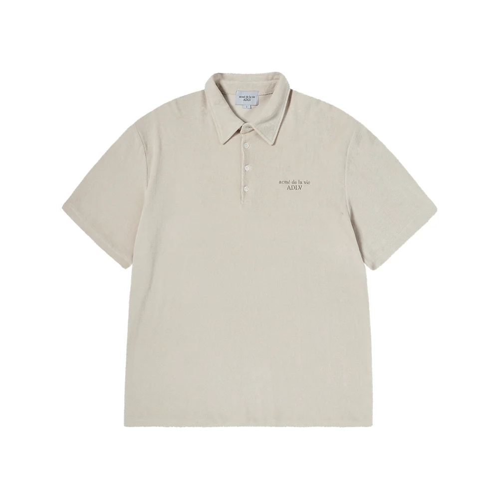 Áo Polo ADLV Basic màu be - Ảnh chi tiết 6