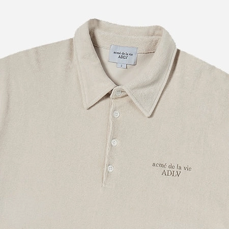 Áo Polo ADLV Basic màu be - Ảnh chi tiết 4