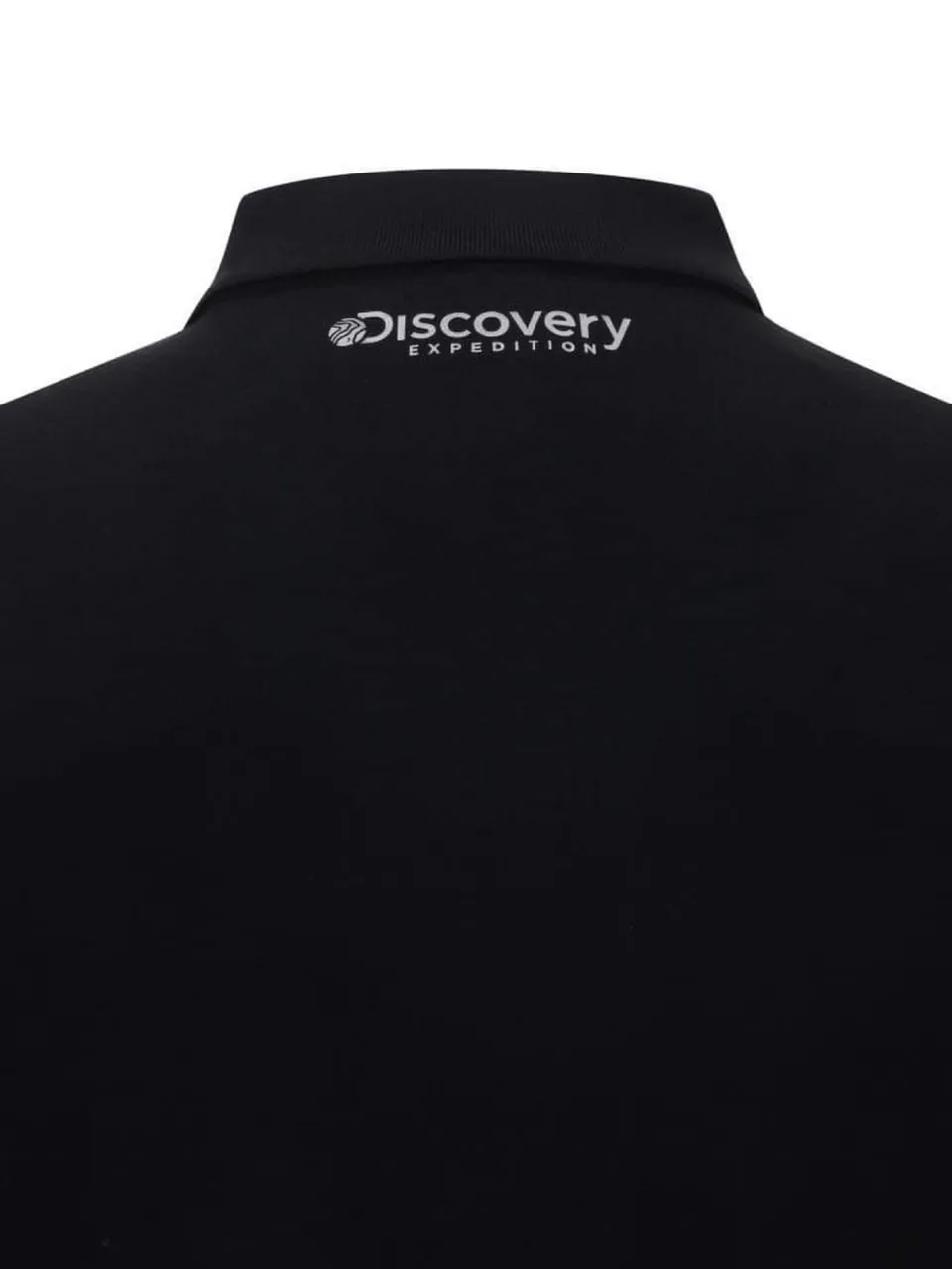 Áo Polo Nam Discovery Form Basic Màu Đen - Ảnh chi tiết 3