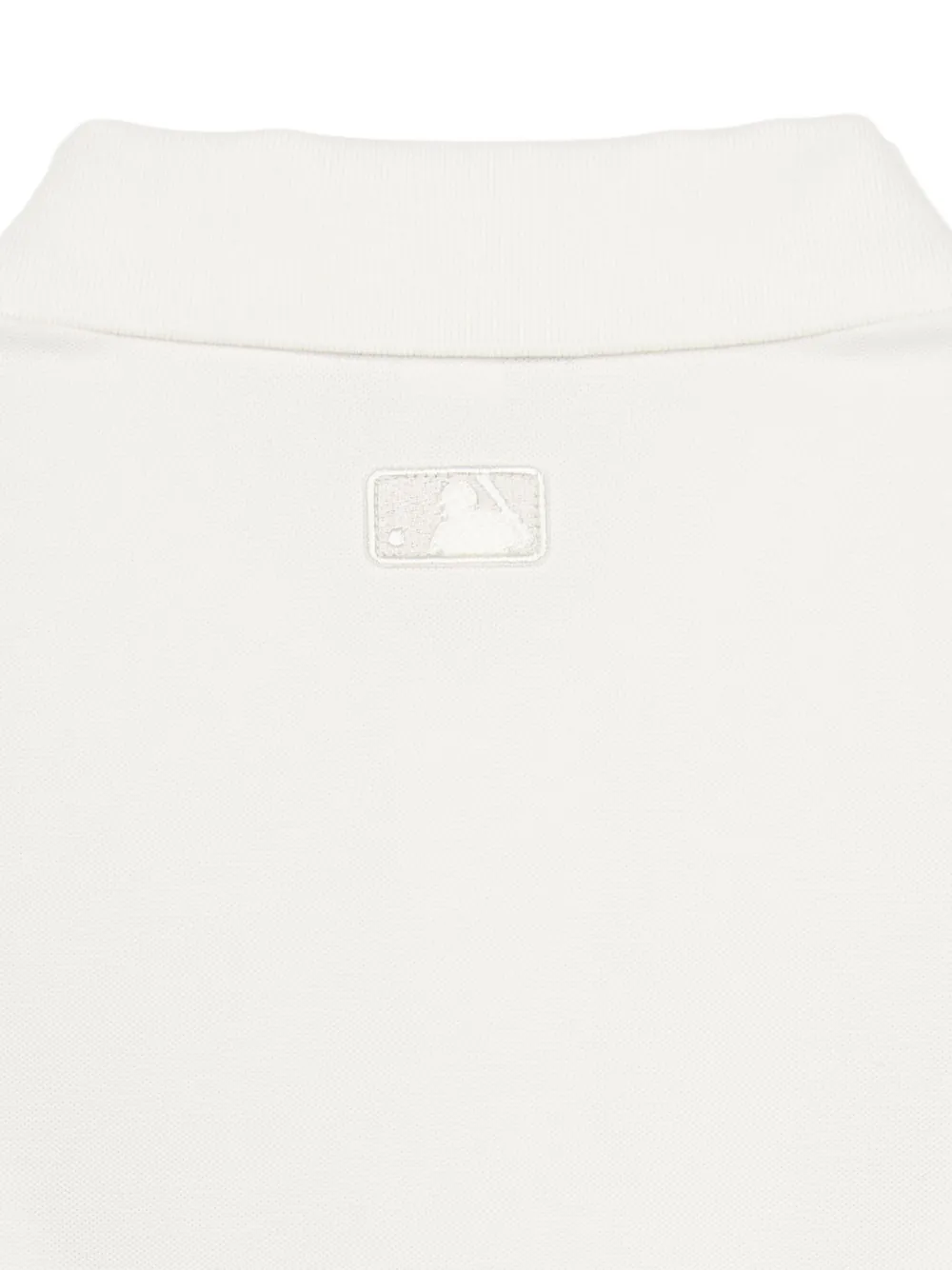 Áo Polo MLB Basic Comfortable Fit Collar T-Shirt New York Yankees Ivory Trắng - Ảnh chi tiết 4