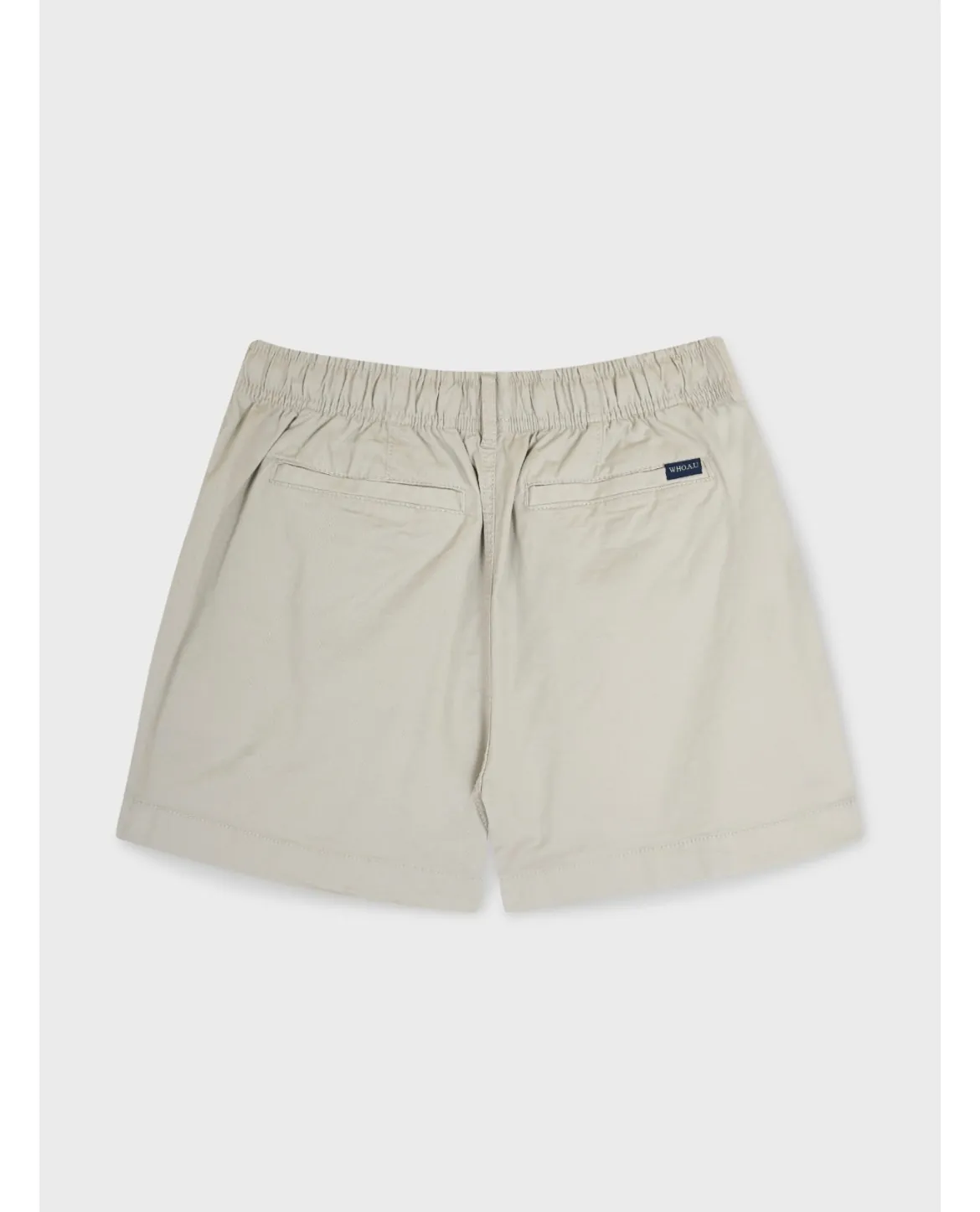 Quần Short Nữ WHOAU Steve Basic Shorts Màu Be - Ảnh chi tiết 2
