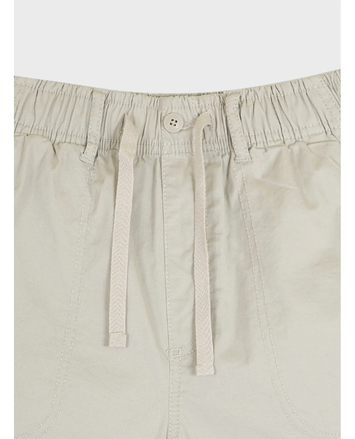 Quần Short Nữ WHOAU Steve Basic Shorts Màu Be - Ảnh chi tiết 6