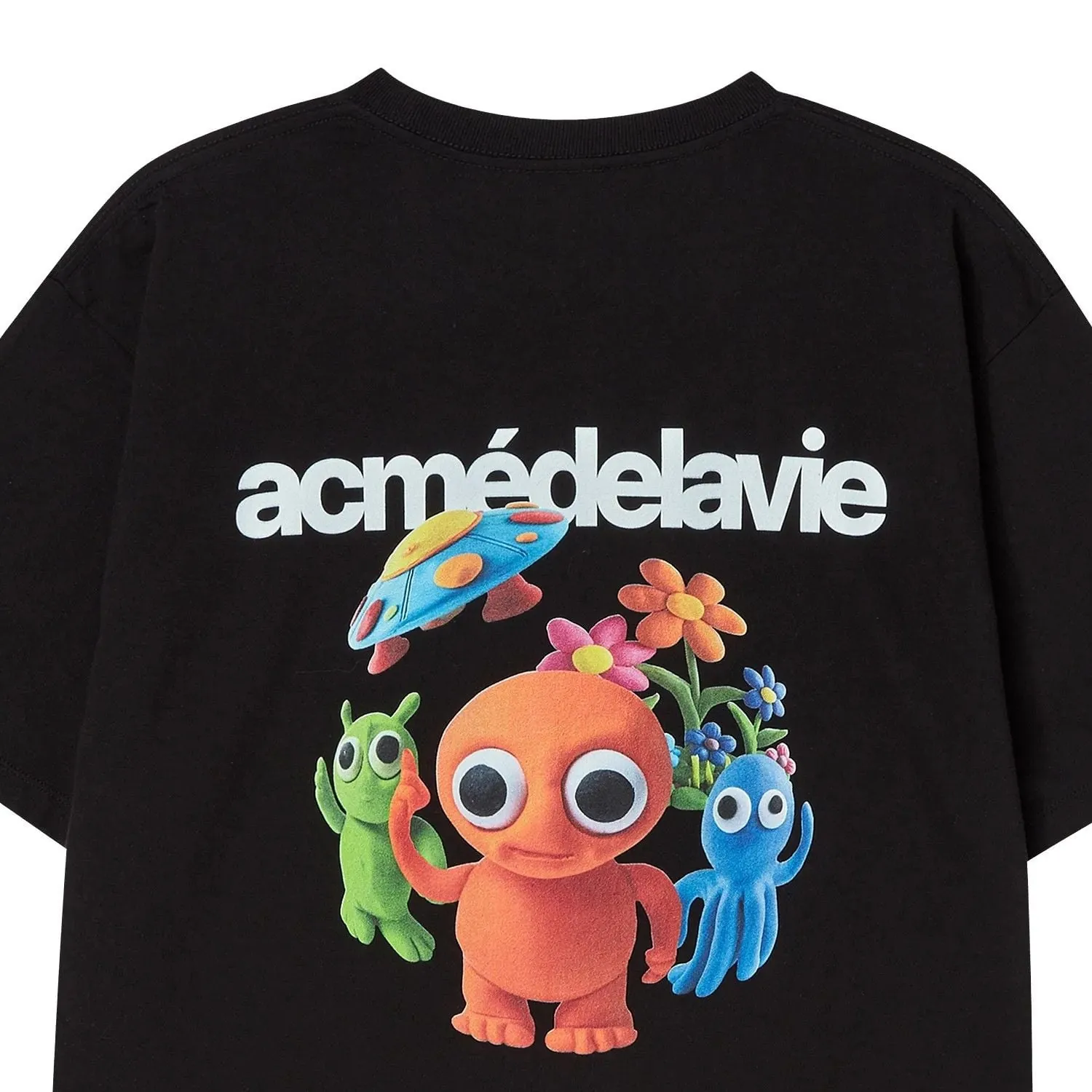 Áo Thun Unisex ADLV - Acmé de la vie Clay Alien Black - Ảnh chi tiết 7