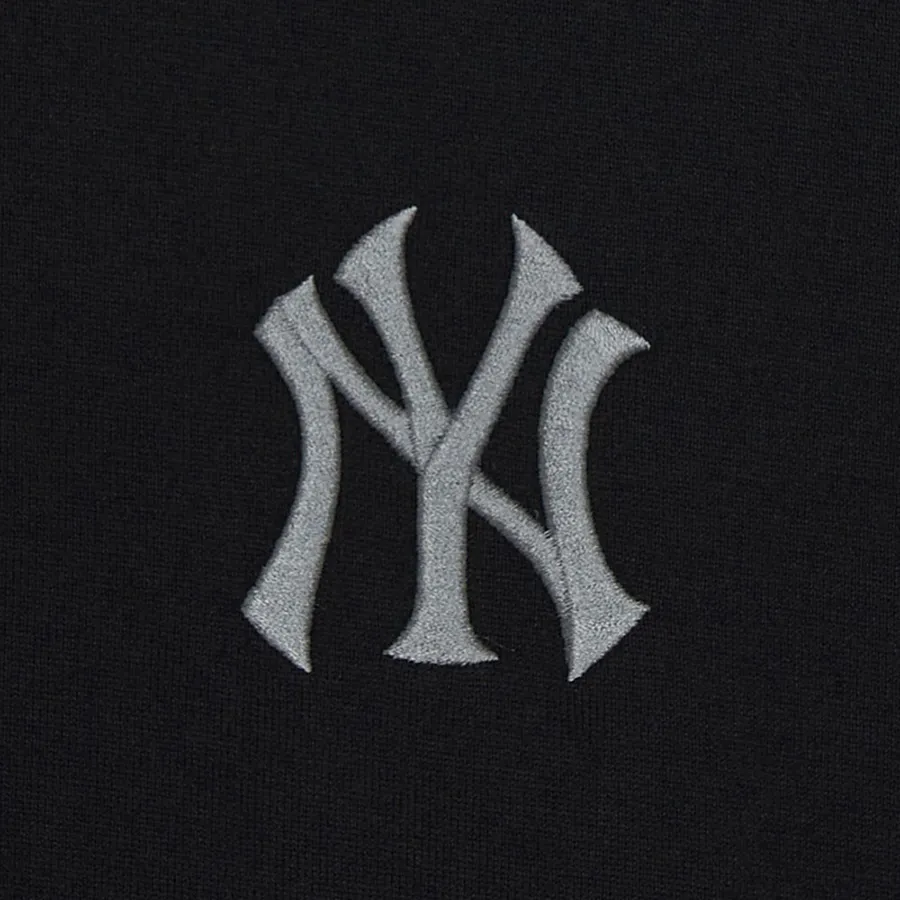 Áo Phông Unisex MLB Vintage Denim NY Màu Đen - Ảnh chi tiết 4