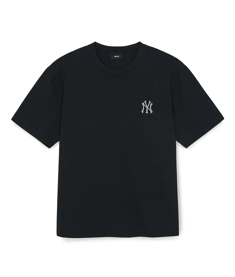 Áo Polo Nam Pandarius - Áo Phông Unisex MLB Vintage Denim NY Màu Đen