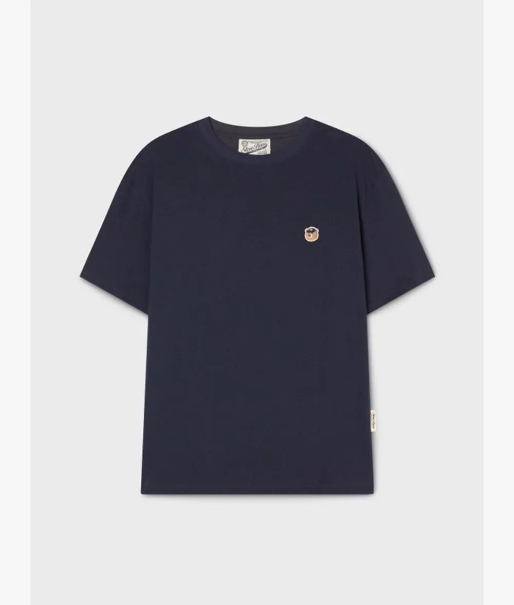 Áo Phông Unisex WHOAU Steve Head Patch Tshirt-Ivory - Ảnh chi tiết 1