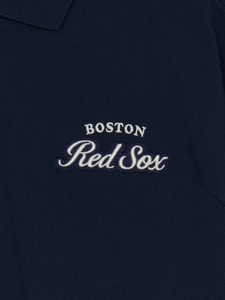 Áo Polo MLB Varsity Sportive Boston Red Sox Navy - Ảnh chi tiết 6