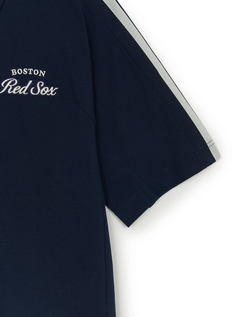 Áo Polo MLB Varsity Sportive Boston Red Sox Navy - Ảnh chi tiết 4