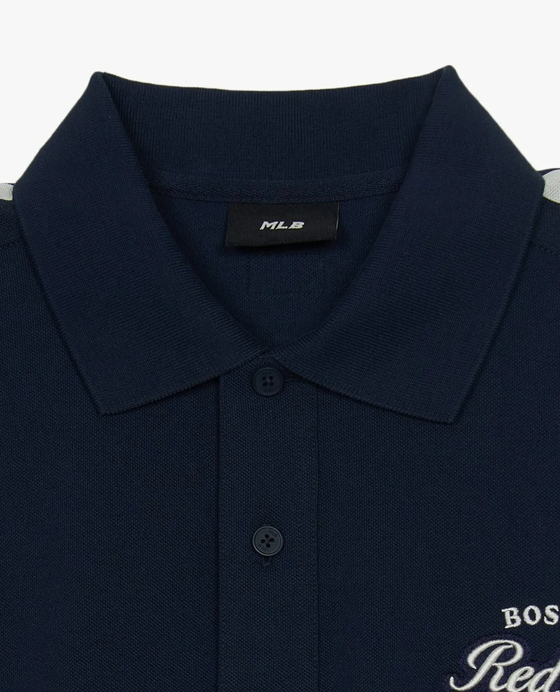Áo Polo MLB Varsity Sportive Boston Red Sox Navy - Ảnh chi tiết 4