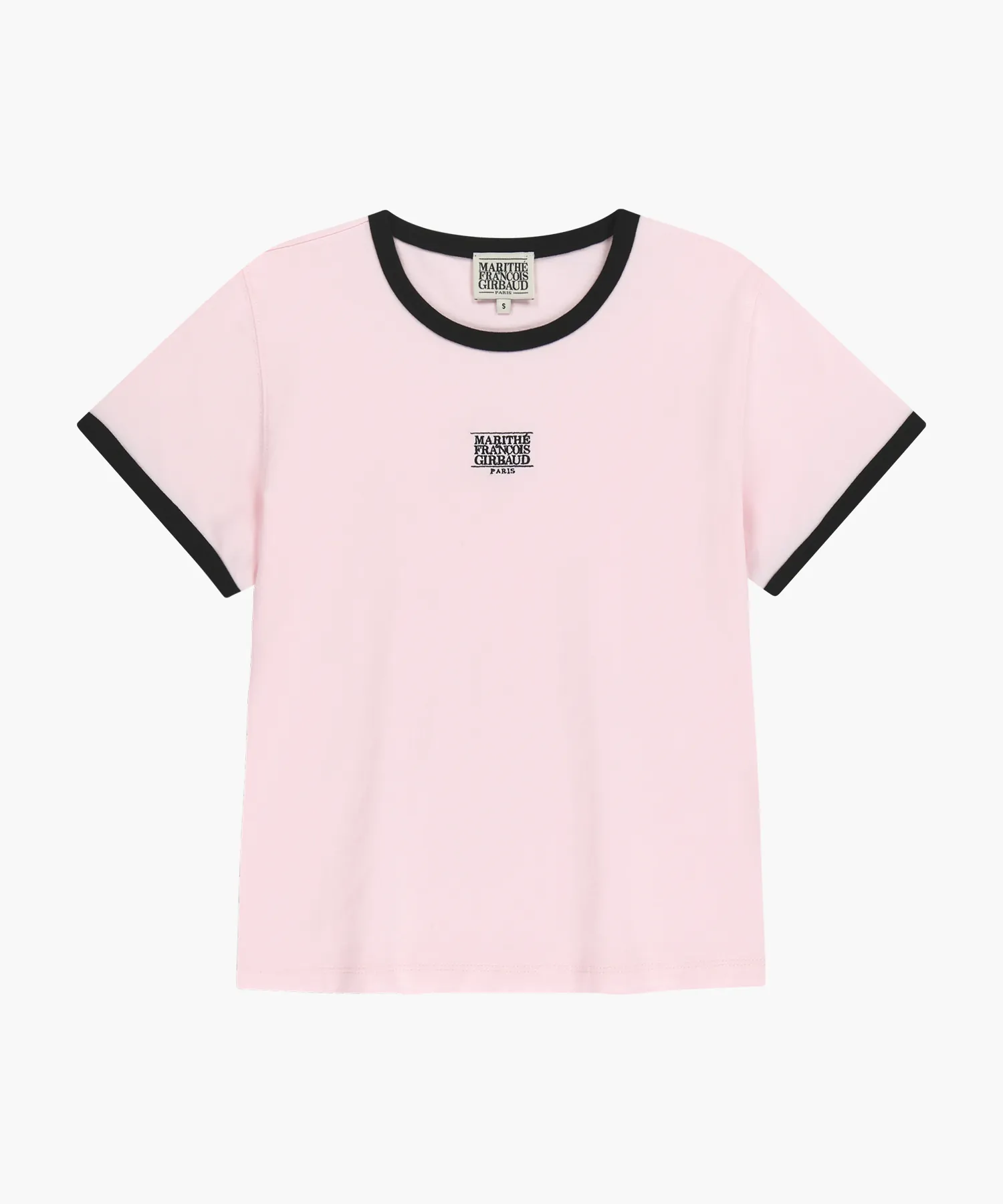 Áo Polo Nam Pandarius - Áo Thun Nữ Marithe Classic Logo Ringer Tee Màu Hồng