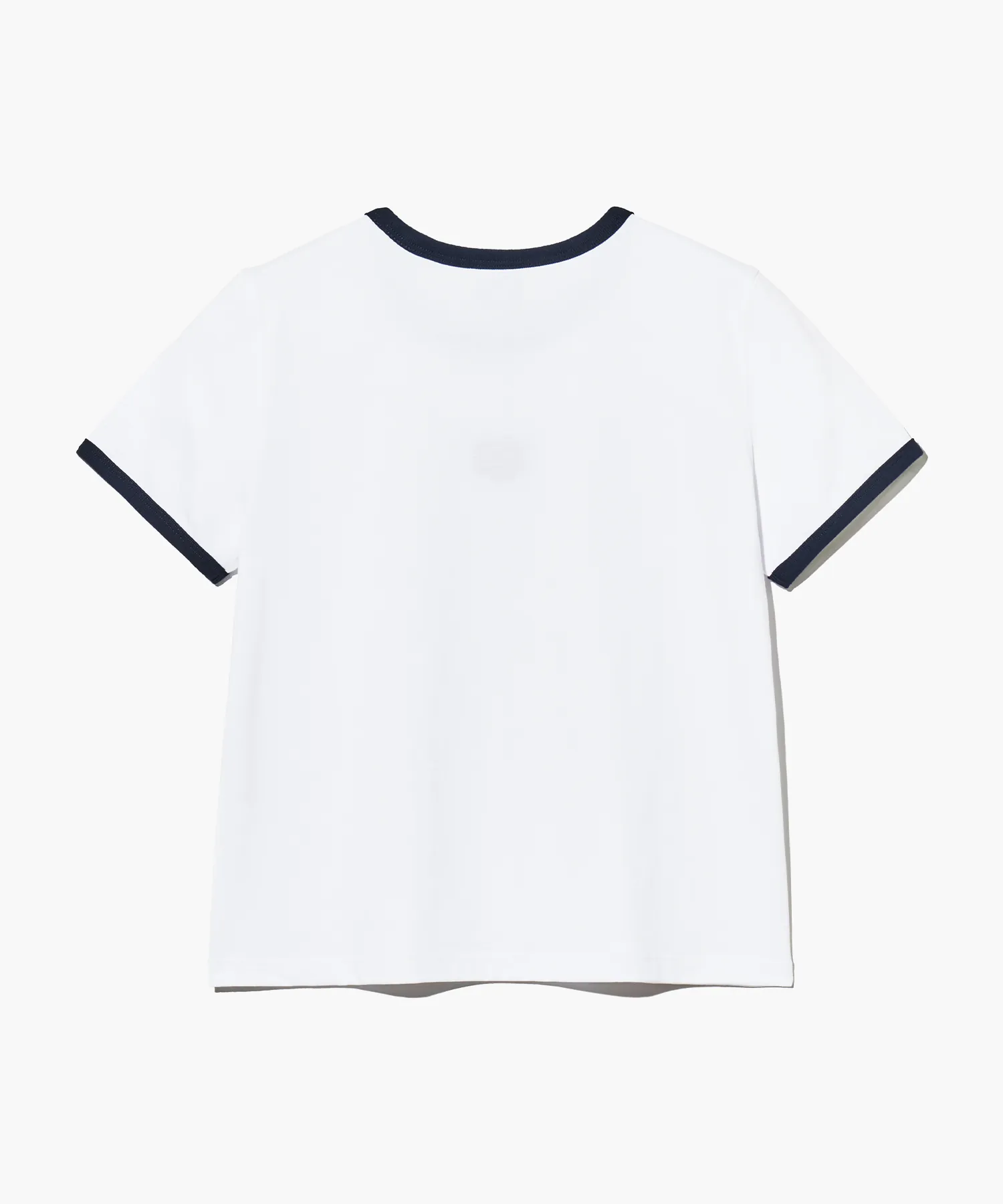 Áo Thun Nữ Marithe Classic Logo Ringer Tee Màu Trắng - Ảnh chi tiết 2