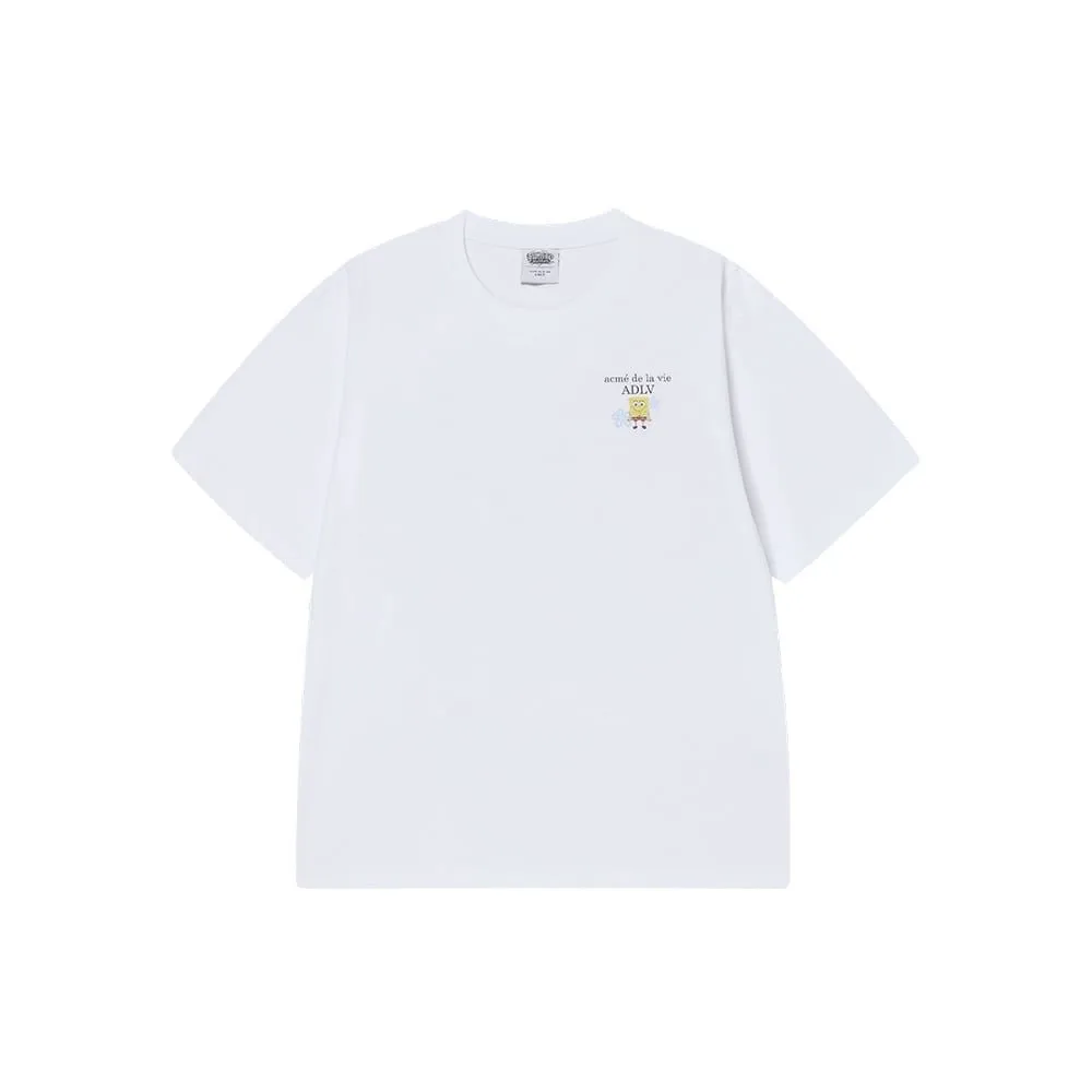 Áo Thun Unisex ADLV Acmé de la vie Seri Bọt Biển Spongebob Màu Trắng - Ảnh chi tiết 2