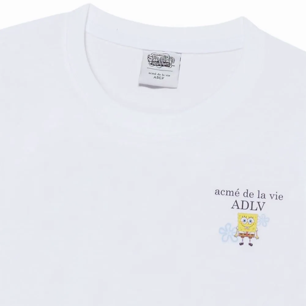 Áo Thun Unisex ADLV Acmé de la vie Seri Bọt Biển Spongebob Màu Trắng - Ảnh chi tiết 3