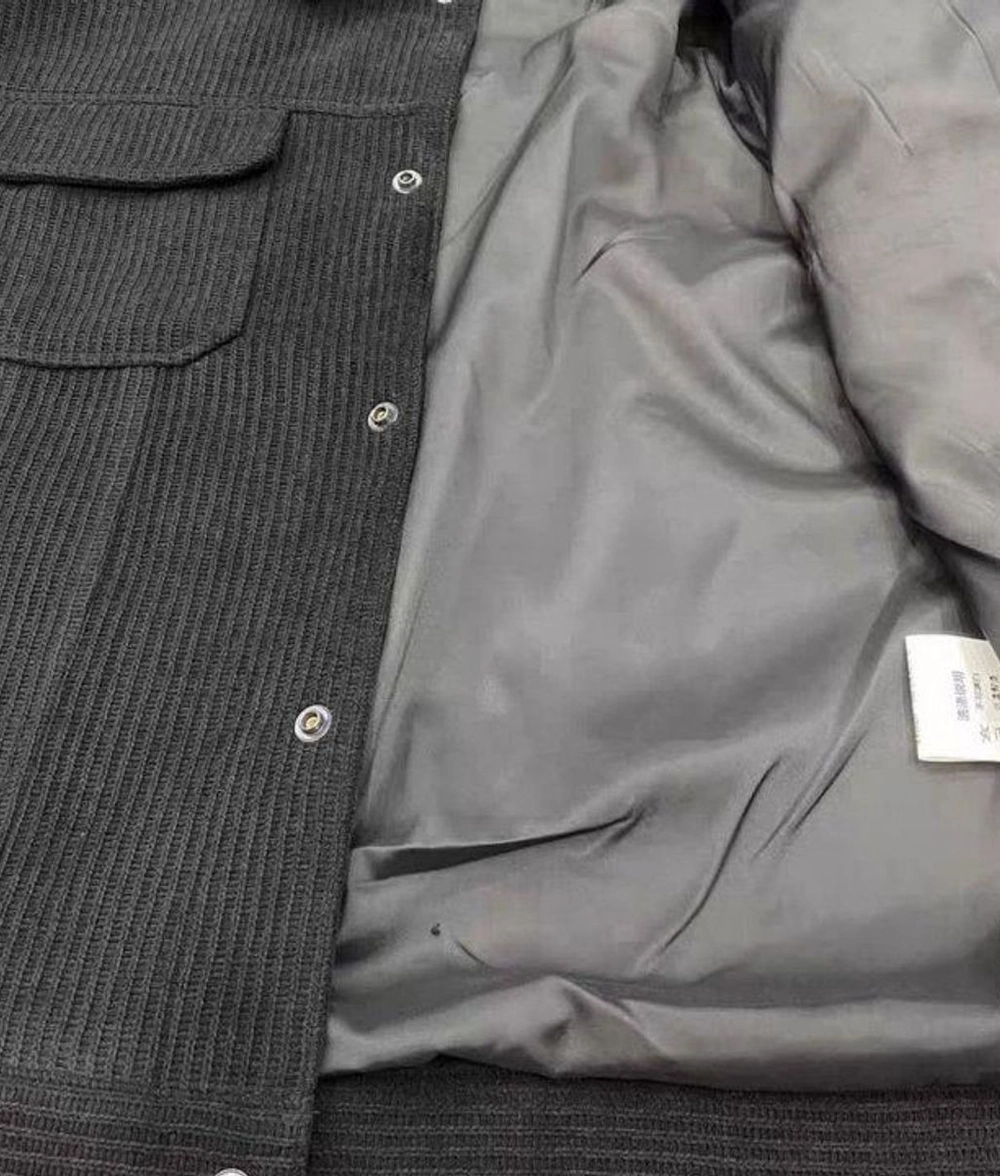 Áo Khoác Nhung Tăm Nam Form Rộng Style Hàn Quốc – Xám - Ảnh chi tiết 3