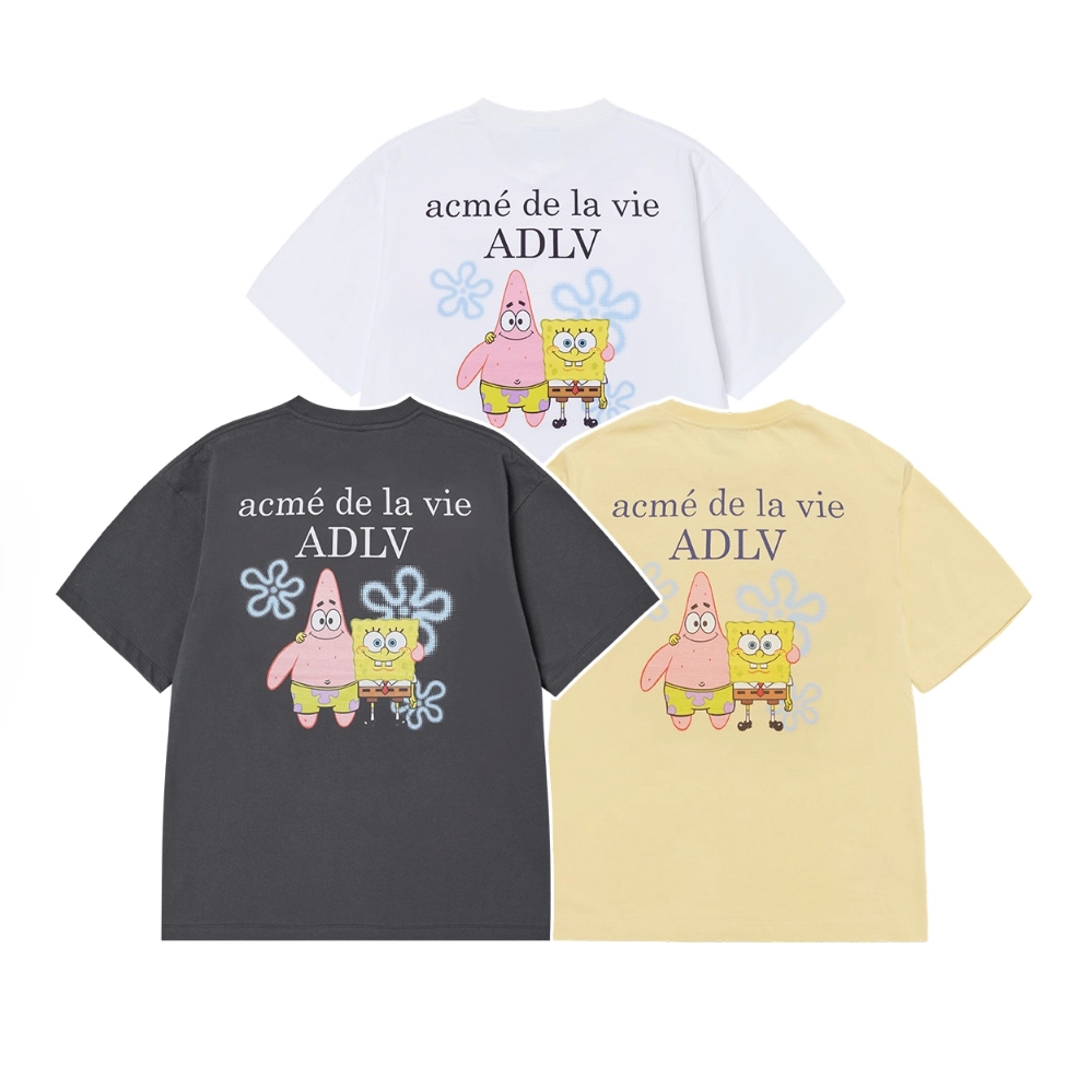 Áo Thun Unisex ADLV Acmé de la vie Seri Bọt Biển Spongebob Màu Trắng - Ảnh chi tiết 8