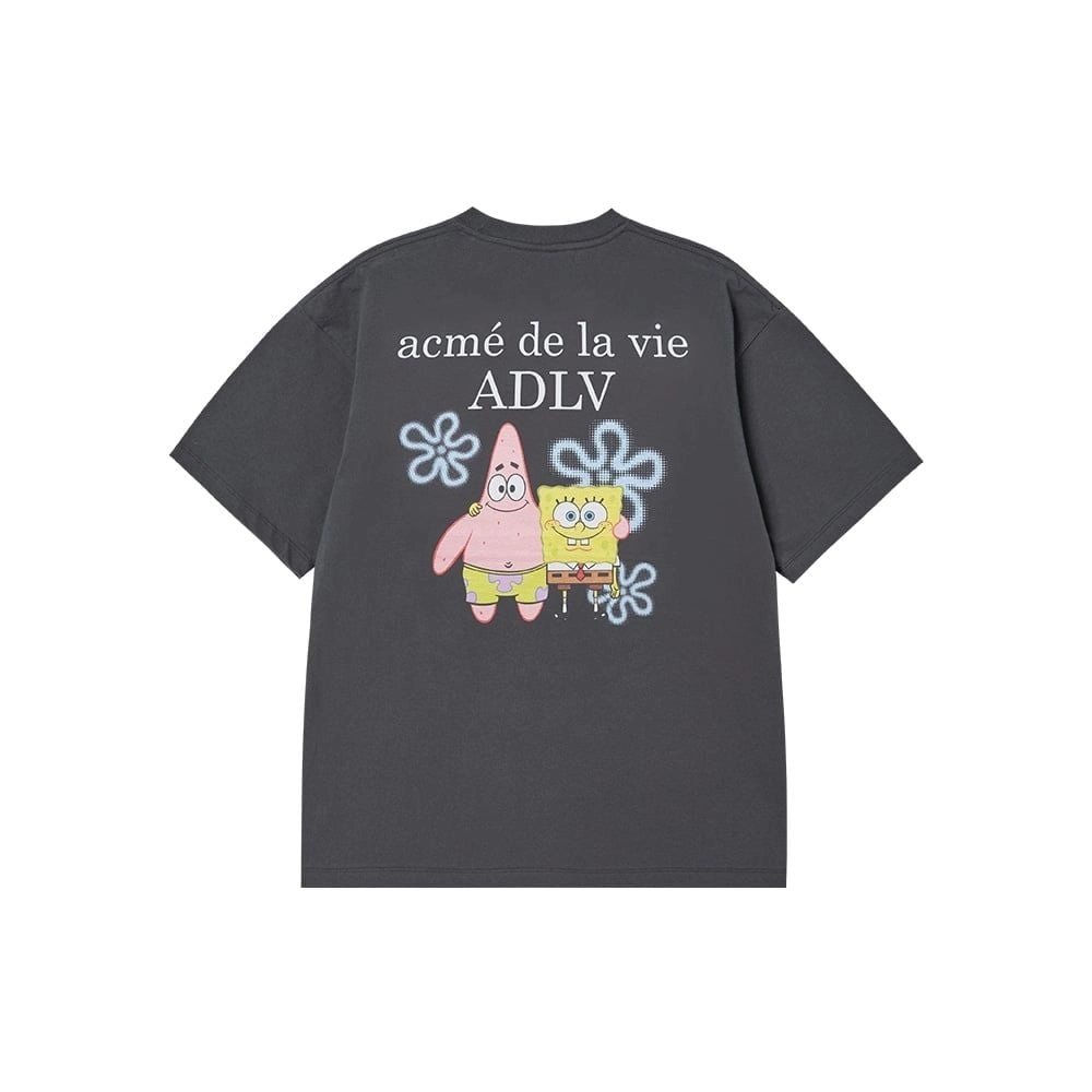 Áo Thun Unisex ADLV Acmé de la vie Seri Bọt Biển Spongebob Màu Gray