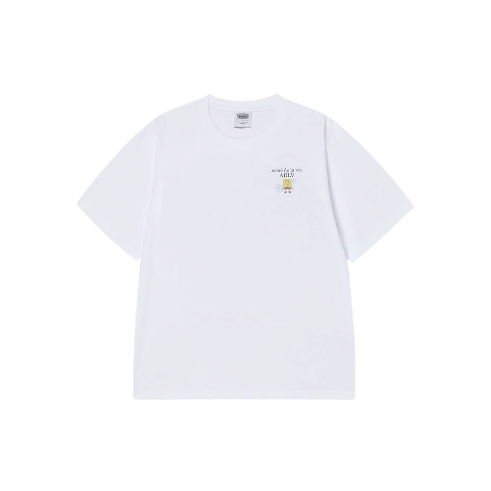 Áo Thun Unisex ADLV Acmé de la vie Seri Bọt Biển Spongebob Màu Trắng - Ảnh chi tiết 3