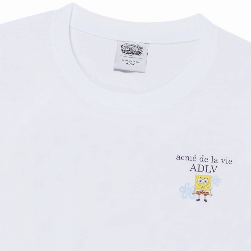 Áo Thun Unisex ADLV Acmé de la vie Seri Bọt Biển Spongebob Màu Trắng - Ảnh chi tiết 5