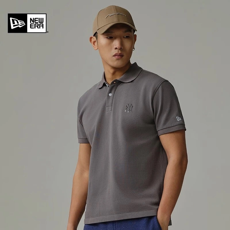 Áo Polo New Era Form Regular Fit NY Màu xám
