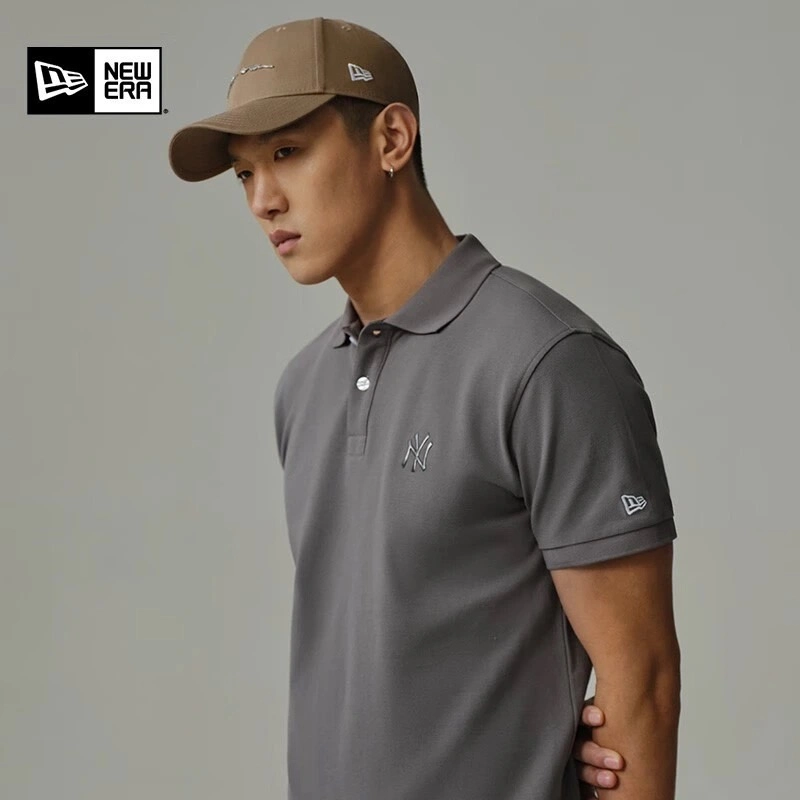 Áo Polo New Era Form Regular Fit NY Màu xám - góc khác